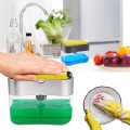 2 in 1 Soap Pump Dispenser Sponge Holder for Dish Soap and Sponge for Kitchen. 