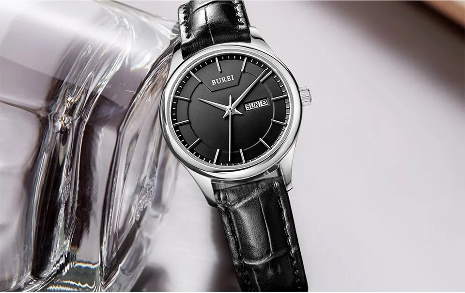 BUREI Brand Ladies Fashion Watch Women Luxury Waterproof Calendar