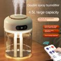 USB Humidifier Diffuser Cool Mist Humidifier With Atmosphere Light 4500Ml For Spa Home Office.