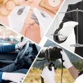 10Pairs Nylon Work Gloves Jewelry Silver Inspection Gloves Multiple Use Carpenter Repair Worker Supplies Household Cleaning Tool.