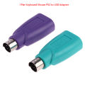 1Pair Keyboard Mouse PS2 to PS/2 USB Adapter Converter for usb Keyboard Mouse. 