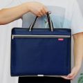 Waterproof Briefcase Canvas Portable A4 Document Bags Men's Meeting File Organize Package Business Storage Handbags. 