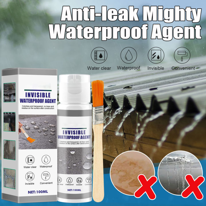 30/100ml Anti-Leaking Sealant Spray Coating Liquid Waterproof Strong Adhesion Spray Leak Water Leak Repair Sealant Plug Tools