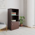 RK Furniture 3-Shelf Bookcase With Adjustable Storage Shelves- Floor Standing Unit - Furniture & Decor. 