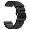 26mm Leather Texture Watch Band For Garmin D2 Charlie. 