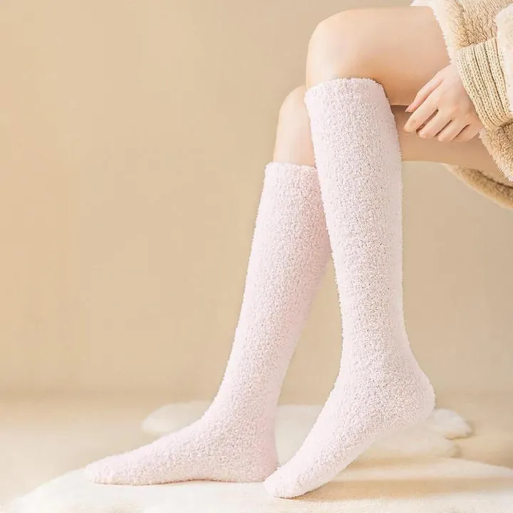 High%20Sock%20Winter%20Warm%20Socks%20Women's%20Plush%20Socks%20Long%20Coral%20Fleece%20Stockings%20Coral%20Fleece%20Calf%20Socks%20Women's%20Coral%20Fleece%20Socks%20Women's%20Long%20Socking%20-%20Image%203