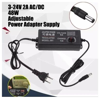 3-24V%205A%20120W%20Speed%20Control%20Volt%20AC/DC%20Adjustable%20Power%20Adapter%20Supply%20Display%20-%20Image%202