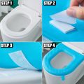 Waterproof Toilet Seat Cushion Bathroom Accessories Silicone Four Seasons Household Washable Paste Foam Toilet Cover. 