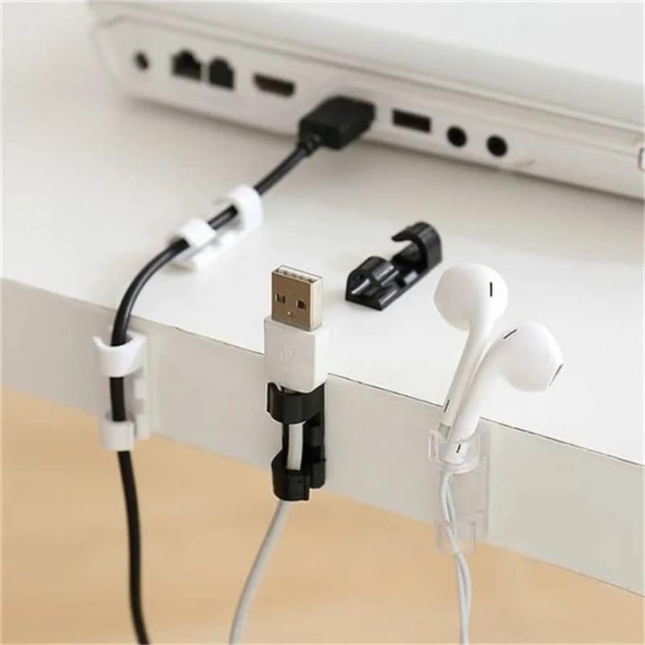 20pcs%20Adhesive%20Data%20Cable%20Charging%20Wire%20Holder%20Clips%20Wall%20Desktop%20Cable%20Organizer%20Peeling%20and%20Mounting,%20-%20Image%206