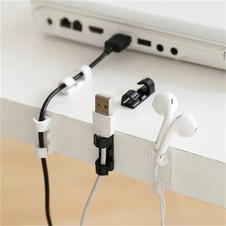 20pcs%20Charging%20Wire%20Holder%20Mini%20Easy%20to%20Use%20Adhesive%20Cable%20Organizer%20Durable%20-%20Image%205