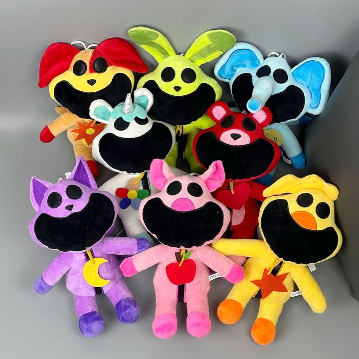 New Smiling Critters Plush Toys Hopscotch CatNap BearHug Plushie Doll Kawaii Stuffed Noel Decoration Christmas Navidad Gif