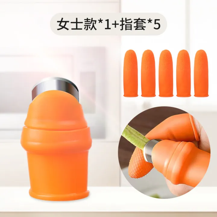 Silicone%20Vegetable%20And%20Fruits%20Thumb%20Cutter%20Finger%20cutter%205%20in%201%20kitchen%20utensils%20-%20Image%204