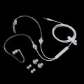 for huawei p smart case-4 x Anti-radiation Earphone-white.