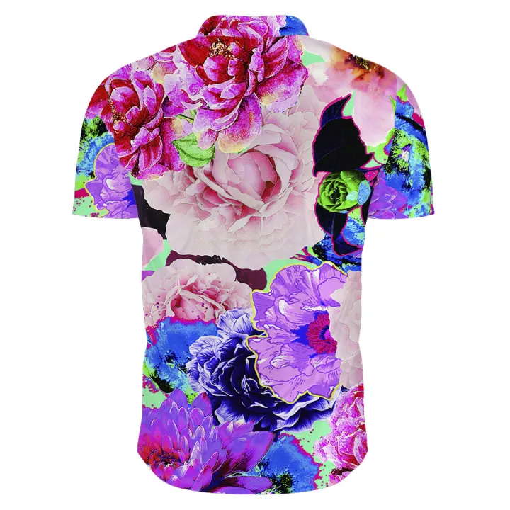 Plus%20Size%20Foreign%20Trade%20Cross%20Border%20Men's%20Shirt%20Full%20Color%20Print%20Contrast%20Color%20Trend%20Purple%20Leisure%20Travel%20Resort%20Shirt%20Wholesale%20-%20Image%203