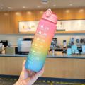 900/800ml Sports Water Bottle Motivational Water Bottle Leakproof Drinking Bottles Outdoor Travel Gym Fitness Jugs For Kitchen.