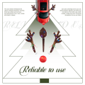 Car Reindeer Antlers,Antlers Car Kit with LED Lights,Reindeer Car Kit.