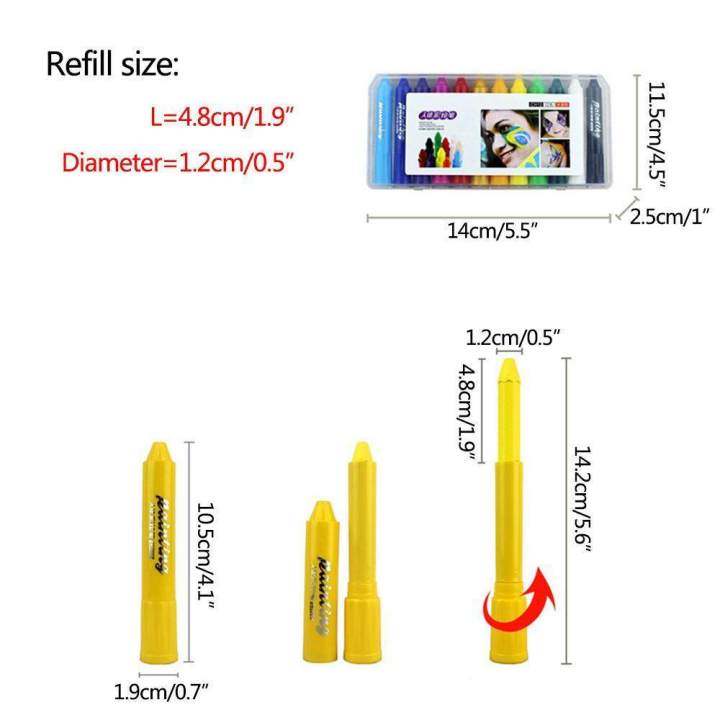 Face%20Paint%20Crayons%20Face%20Painting%20Kits%206/12/24%20Color%20Body%20Paint%20Kids%20Face%20Painting%20Kids%20Makeup%20Non%20Toxic%20Body%20Painting%20Ideal%20for%20Christmas%20Costumes%20Birthday%20Parties%20New%20Year%20-%20Image%202