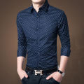 Best quality Men's full sleeve Print Cotton Formal Shirt.