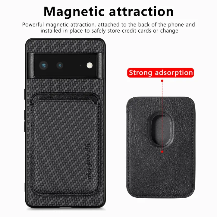For%20Google%20Pixel%206/pixel%207/pixel%207%20pro%20Carbon%20Fiber%20Leather%20Card%20Magsafe%20Phone%20Case%20-%20Image%204