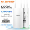 Gigabit Port EW72V2 1200Mbps Dual Band 5Ghz High Power Outdoor AP Street ParkWifi Router Antenna Wi Fi Access Point Base Station. 