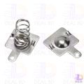 Metal Battery Spring Terminal Nickeling Plate Connector- 3Pair Holder Steel Contact Copper Wire Positive Negative Conversion Remote For AA AAA 18650 14500 Etc. Batteries. 