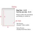 200pcs Width 5cm/6cm/7cm/8cm Transparent Cellophane Bags Candy Chocolate Pack Plastic Pouch Gift Self Adhesive Bag Accessories. 