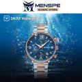 MENSPE Men's Quartz Watch True Three Eyes Wristwatch High-grade Fashion True Eye Six Stitches Waterproof Luminous Calendar Clocks Multi-functional Sports Waterproof Calendar Watch. 