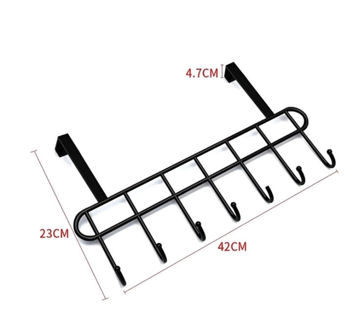 Multi-Alloy%20Steel%20Functional%20Steel%20Over%20The%20Door%20Hook%20Hanger%20Organizer%20%7C%20Wall%20Hook%20Rack%20%7C%20for%20Hanging%20Clothes%20%7C%20Door%20Storage%20Coat%20Hooks%20Behind%20The%20Door%20Organizer%20(Black)%20-%20Image%203