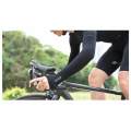 Black Fully Stretched Skinny Fit Arm Sleeves for Hand Cover Arm to Sunscreen. 