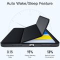 Compatible with Apple iPad (A16) 11th Generation Case 11 Inch 2025, for iPad 10th Generation Case 10.9 Inch 2022 with Pencil Holder, Slim Trifold Stand Protective Cover with Soft TPU Back Model: A2757 A2777, A3162 A2696 A3355 A3356 A3354. 