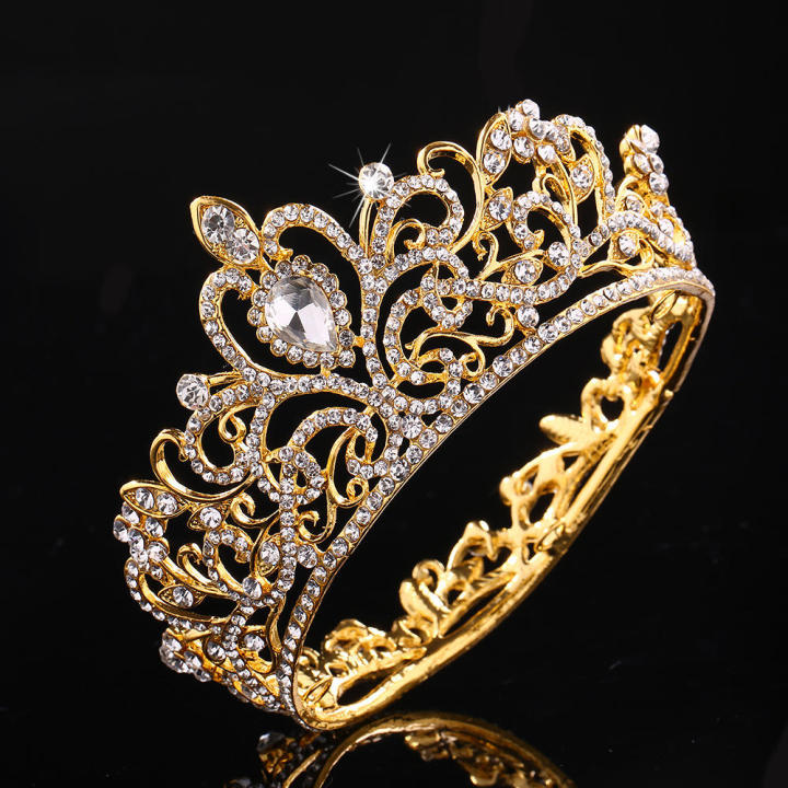1 Crown Crown Cake Hat Decoration Little Crown Children's Hair Accessories Princess Wedding Birthday Party Supplies