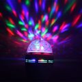 LED Disco Romantic Magic Crystal Ball Lamp Stage Light Party Bulb RGB Rotating.