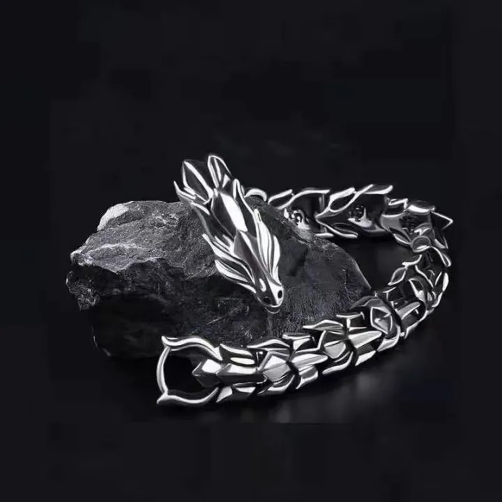 Alloy%20retro%20dragon%20head%20dragon%20lin%20pattern%20dragon%20bone%20hip-hop%20men's%20bracelet%20-%20Image%206