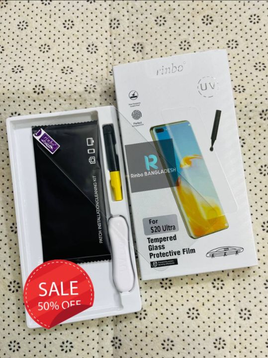 Removing S20 Screen Protector Samsung Galaxy S20 ULTRA UV