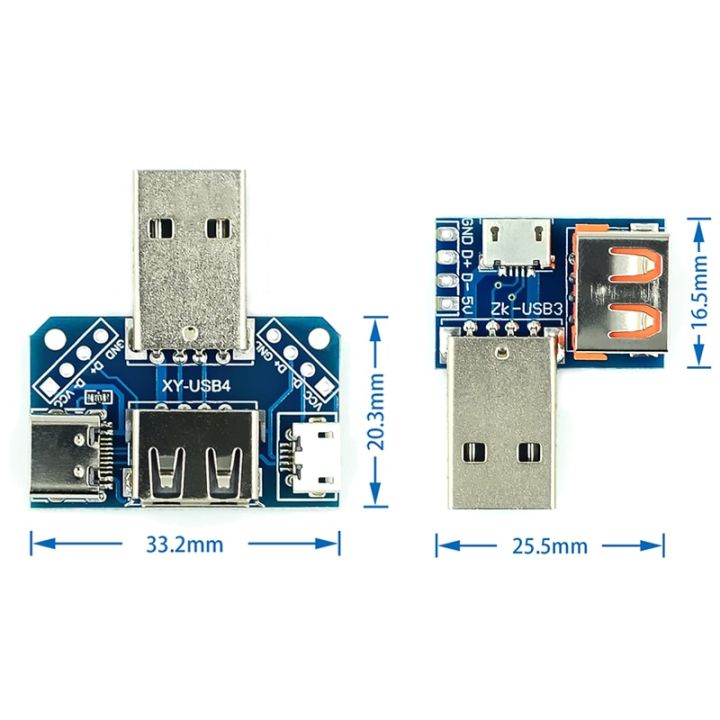 5PCS%20USB%20Male%20Connector%20/%20MINI%20MICRO%20USB%20to%20DIP%20Adapter%20female%20connector%202.54%20Connector%20B%20Type-C%20USB2.0%203.0%20Female%20PCB%20Converter%20-%20Image%204