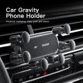 Essager Flagship Store Factory Direct Delivery Six Points Gravity Car Phone Holder Stable Seismic Resistance , Air Vent Clip Stand For iPhone Samsung Xiaomi Huawei Smartphone Holder Support. 
