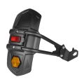 Universal Motorcycle Rear Wheel Cover Tyre Guard Mudguard And Bracket Set. 