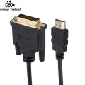 Group Vertical 4K HD High Definition Multimedia Ports To DVI Adapter Cable 24+1 DVI To High Definition Multimedia Ports Bi-direction Converter Cable. 