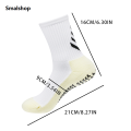 1 Pair New Men Women Soft Breathable Anti-slip Football Socks Running Soccer Basketball Badmintion Cycling Sports Grip Socks.