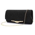 Women Shiny Bling Glitter Satin Evening Bag Rhinestone Purse Pleated Prom Wedding Party Bridal Clutch Handbag Shoulder Bag Cross Body Bag #0209. 