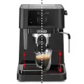 De’Longhi EC230.BK Manual Espresso Coffee Machine (Black) Compact Design | 15-Bar Pump | Cappuccino System.