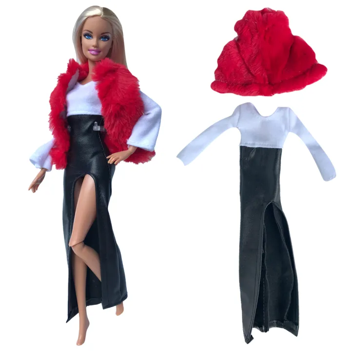 New%20Mix%20Style%201%20Pcs%20Fashion%20Dress%20Party%20Skirt%20For%201/6%20Doll%20Coat%20Outfit%20Modern%20Clothes%20For%20Barbie%20Doll%20Accessories%20Toys%20JJ%20-%20Image%202
