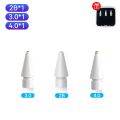 Puntas for Apple Pencil 2 Generation Stylus Pen Tip Metal Nib iPencil Replacement Tips for Apple iPad Pencil 1 2nd Gen Soft 2B. 