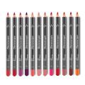 6 12Pcs/Set Waterproof Pencil Lipstick Set Pen Matte Lip Liner Long Lasting Makeup Pens Easy to Wear Non-stick Cup карандаш для. 