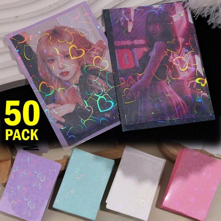 50Pcs/lot Love Heart-Shape Laser Glitter Card Sleeves Trading Cards Film Kpop Idol Card Protector Holographic Foil Cover 61x91mm | Daraz.com.bd 50Pcs/lot Love Heart-Shape Laser Glitter Card Sleeves Trading Cards Film Kpop Idol Card Protector Holographic Foil Cover 61x91mm | Daraz.com.bd