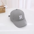 Doitbest Child Baseball Cap For Girl Boy Sunscreen Hats Summer Baby Casual Hip Hop Solid P D R Letter Kid Caps For 2 to 7 Years. 