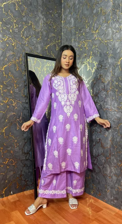 Lucknow%20Embroidery%20Work%20Readymade%202-pcs%20Short%20Kmeez%20%20Salwar%20Kameez%20For%20Women%20D-02%20-%20Image%206
