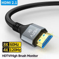 hdmi cable 2.1 HD cable 8K60HZ TV projector laptop 4k144hz monitor connection cable.