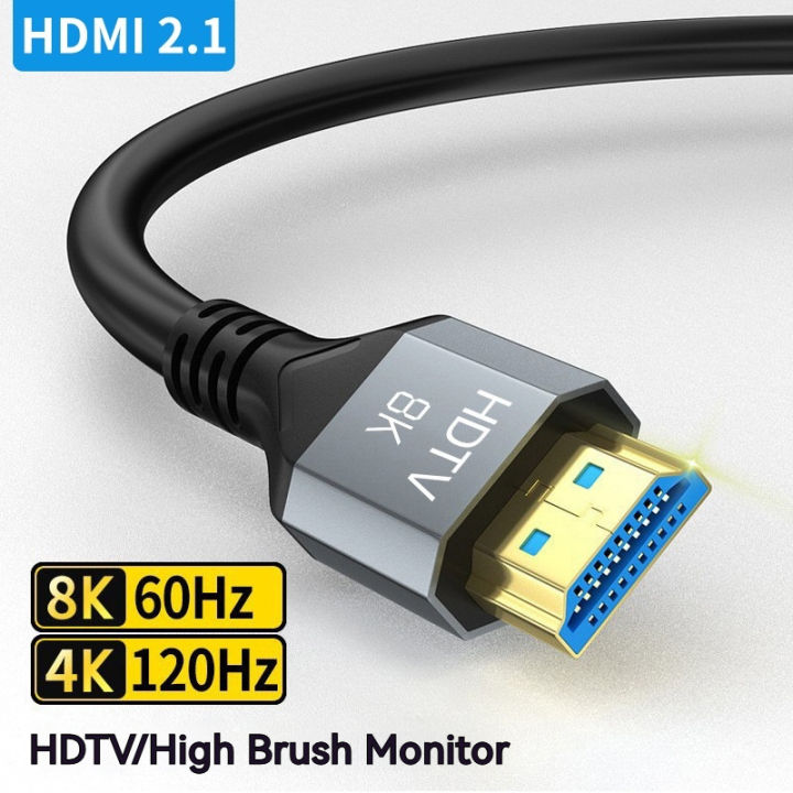 hdmi cable 2.1 HD cable 8K60HZ TV projector laptop 4k144hz monitor connection cable