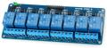 Arduino 8 Channel Relay Module 8-Channel Relay Control Board 5V 10A Relay Module Blue. 